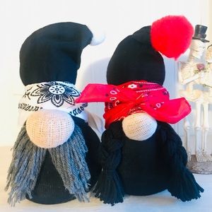 Biker Gnomes Set of Girl and Boy